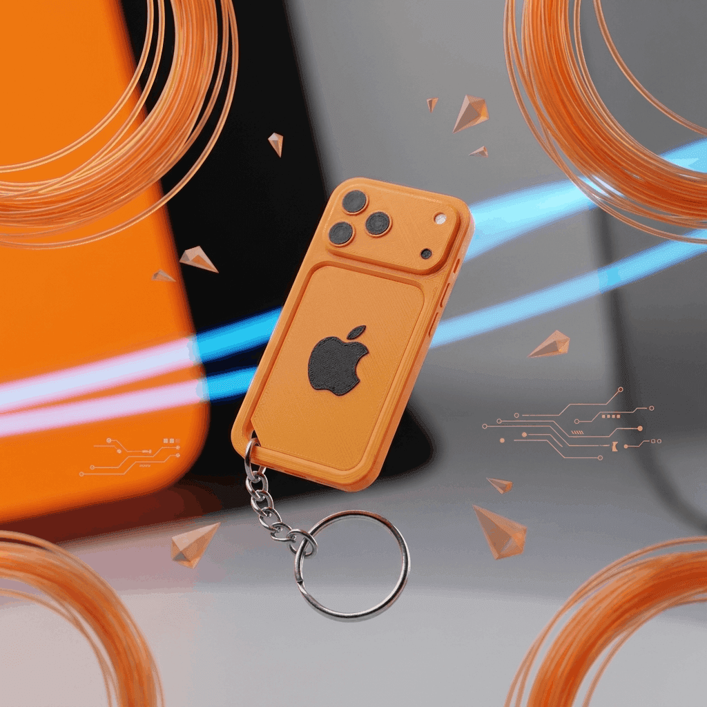 Buy Mini Phone Keychain - 3D printed keyrings online India