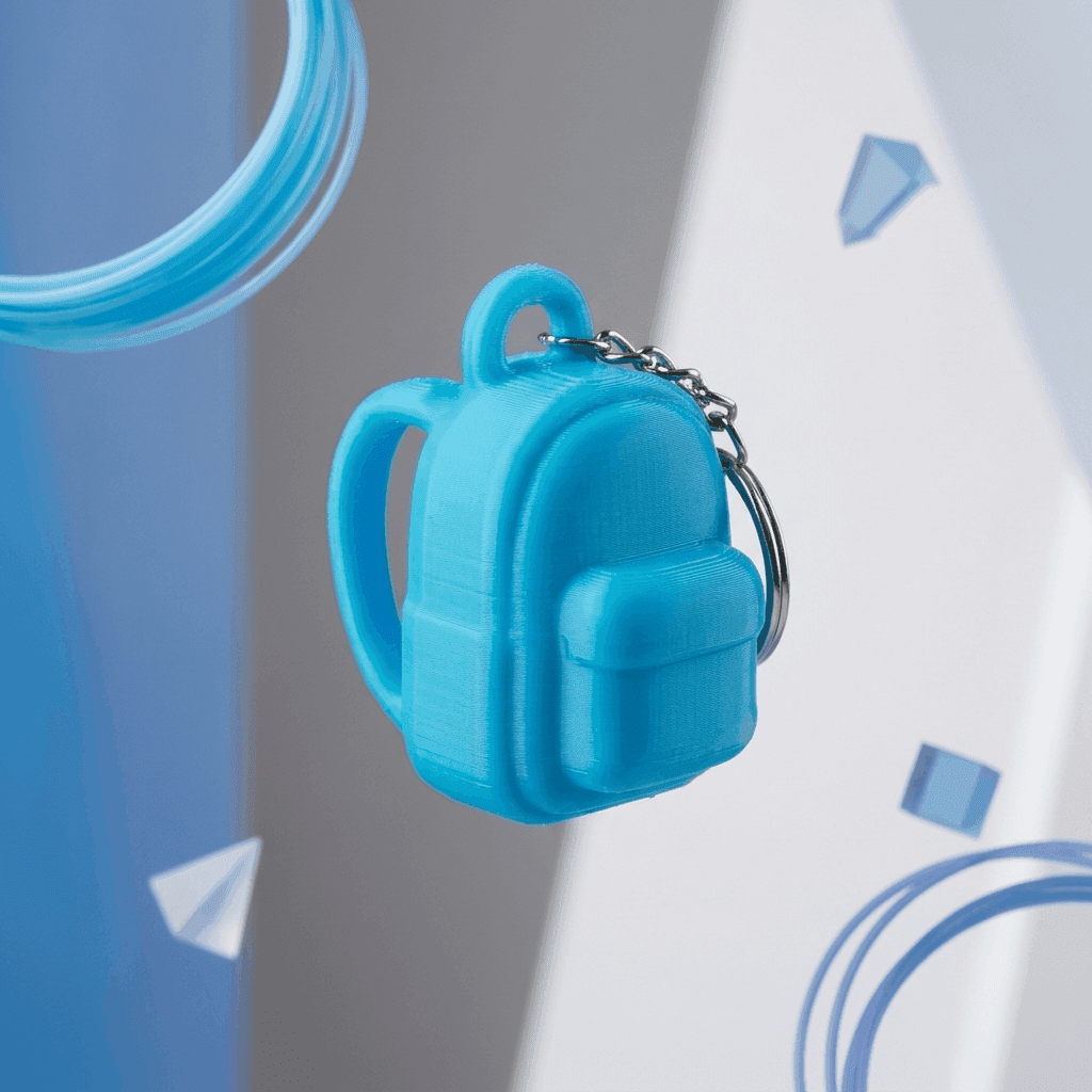 Mini Backpack Keychain — view 1