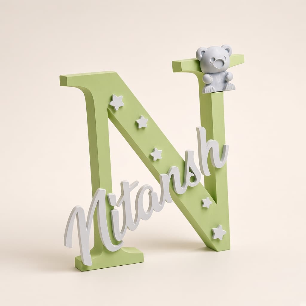 Personalized Alphabet Name Showpiece thumbnail 2