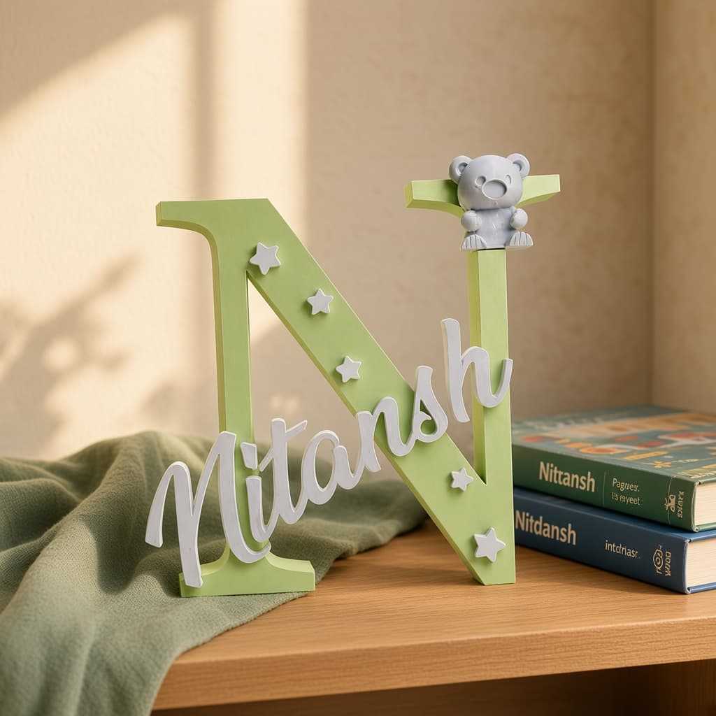 Personalized Alphabet Name Showpiece thumbnail 3