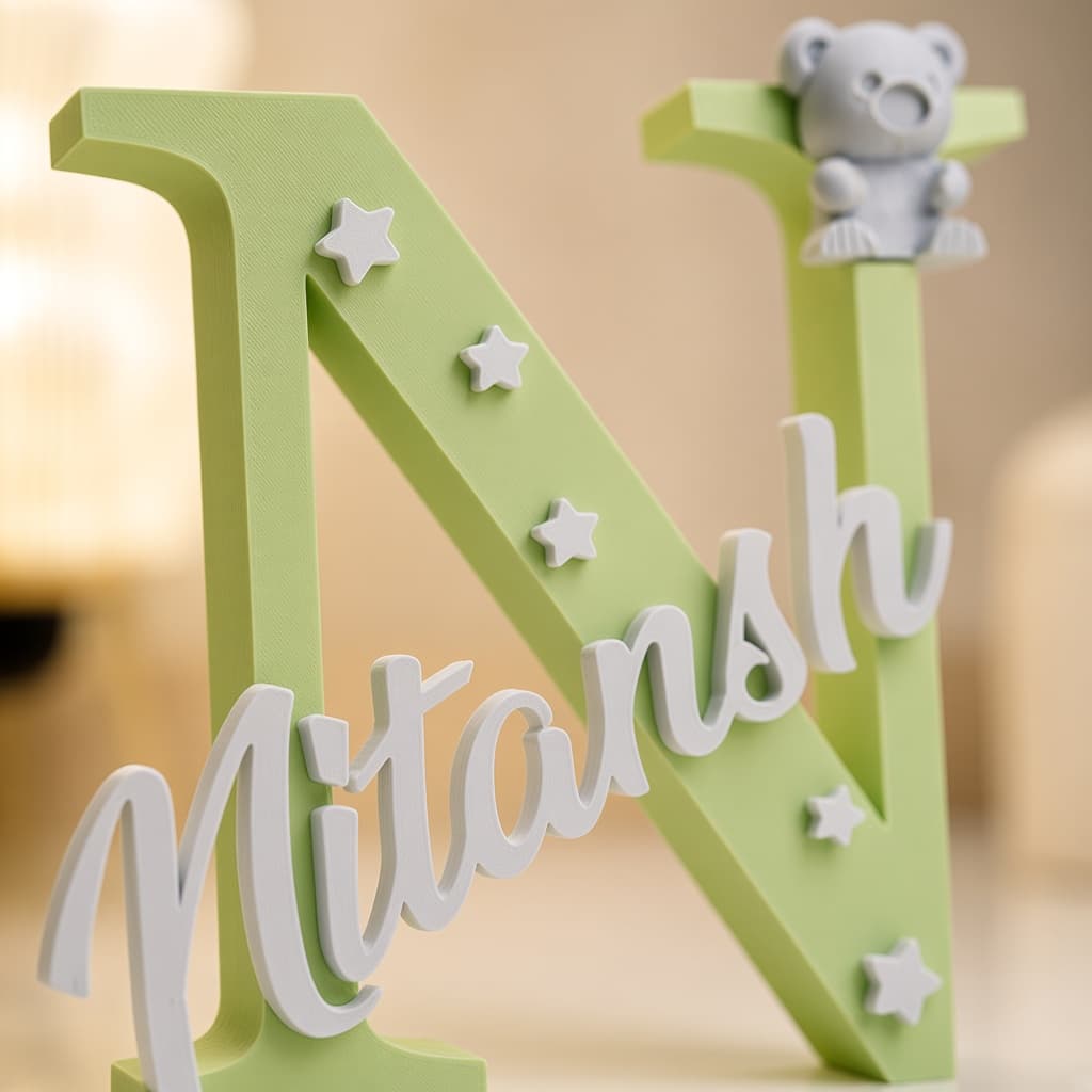 Personalized Alphabet Name Showpiece thumbnail 4