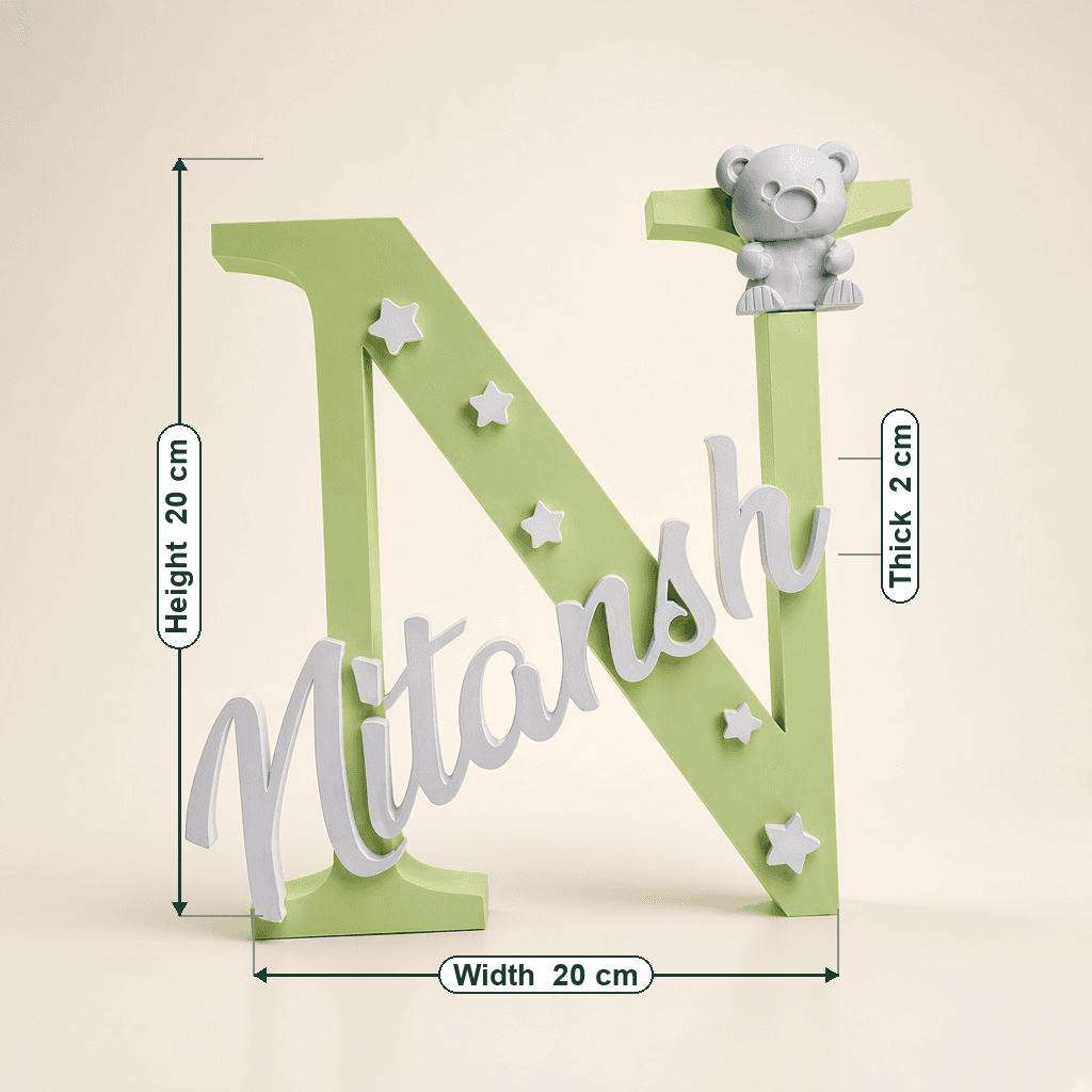 Personalized Alphabet Name Showpiece thumbnail 5