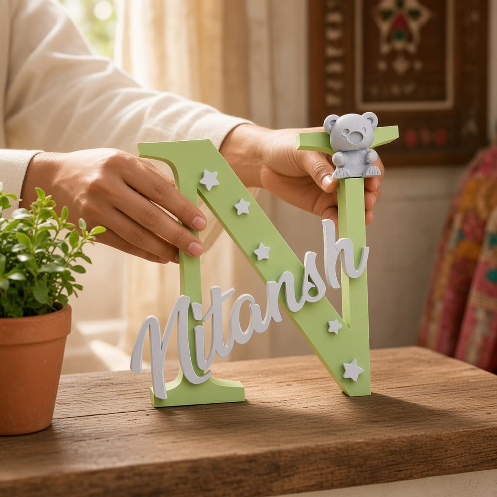 Personalized Alphabet Name Showpiece thumbnail 6