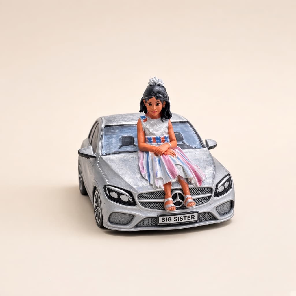 Buy Personalized Child Car Miniature - 3D printed home-decor online India