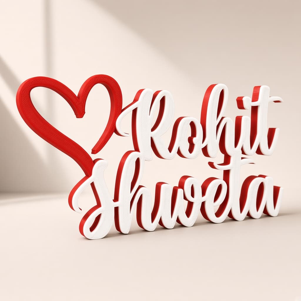 Personalized Couple Name Sign thumbnail 2