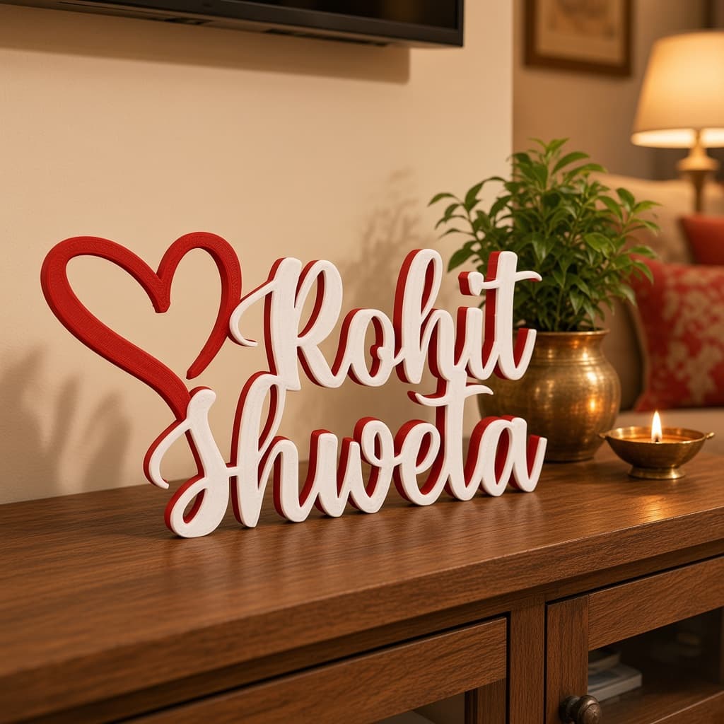 Personalized Couple Name Sign thumbnail 3