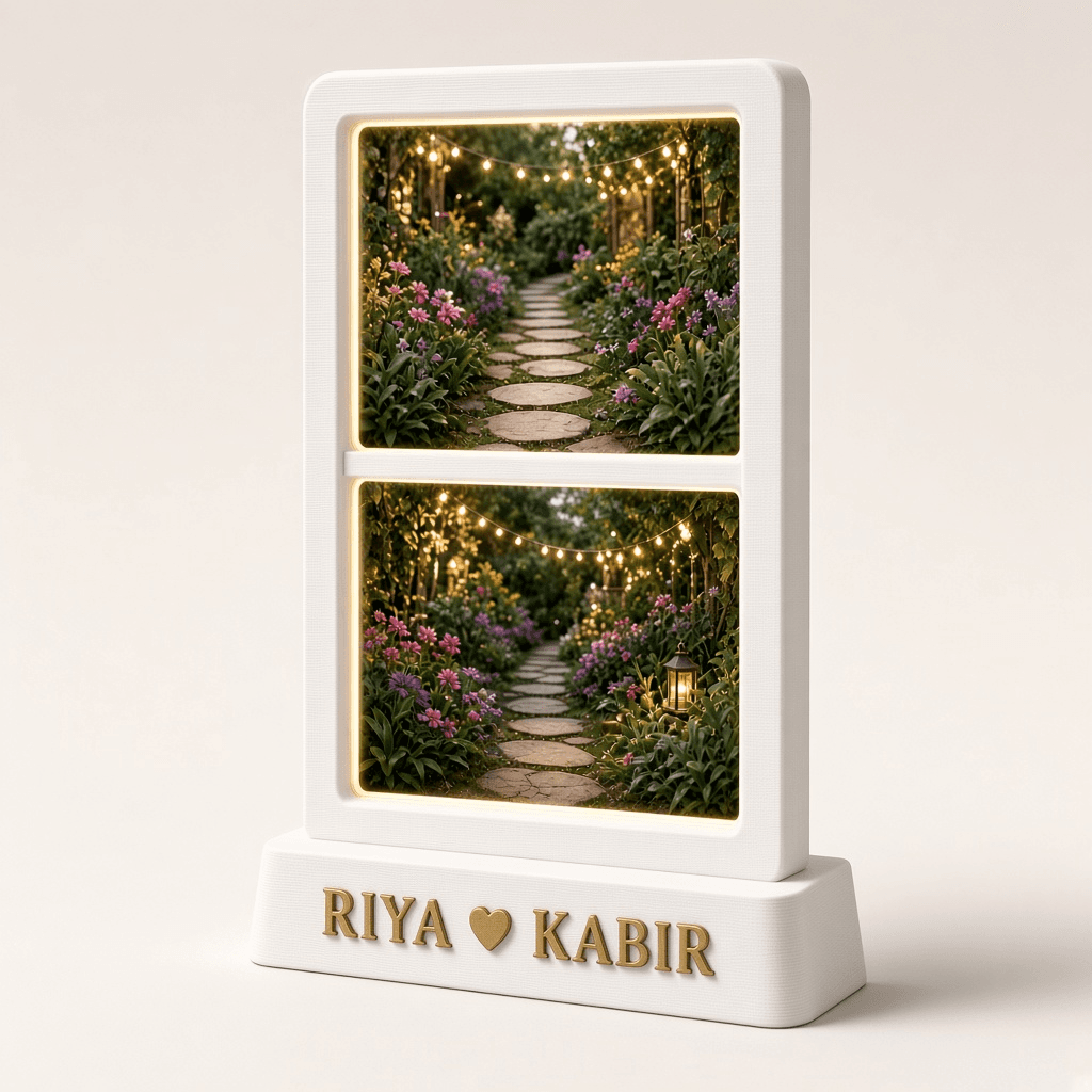 Dual Name Photo Frame thumbnail 2