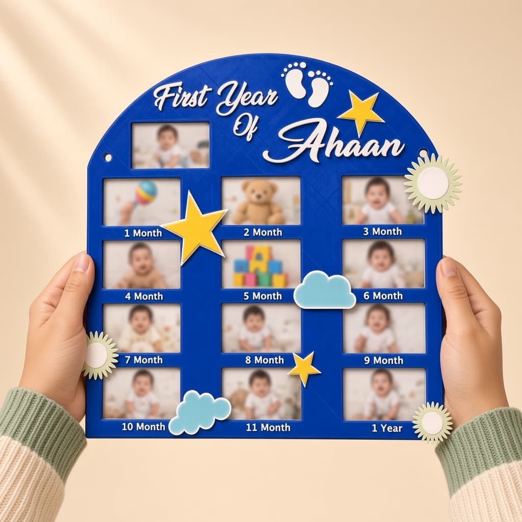 Personalized First Year Photo Board thumbnail 8