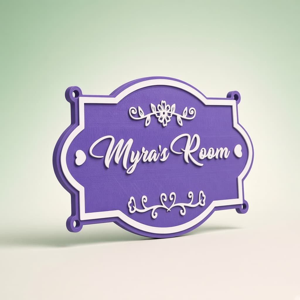 Personalized Kids Room Door Nameplate thumbnail 2