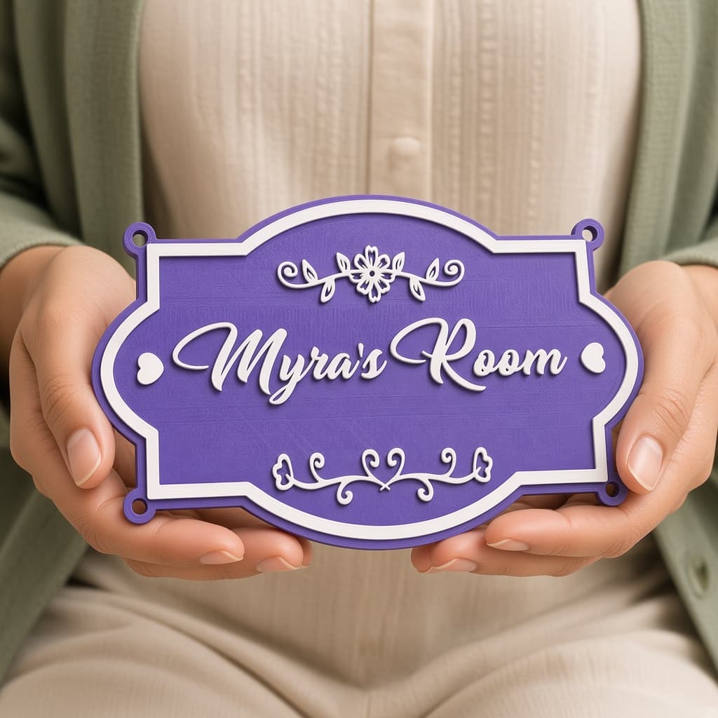 Personalized Kids Room Door Nameplate thumbnail 8