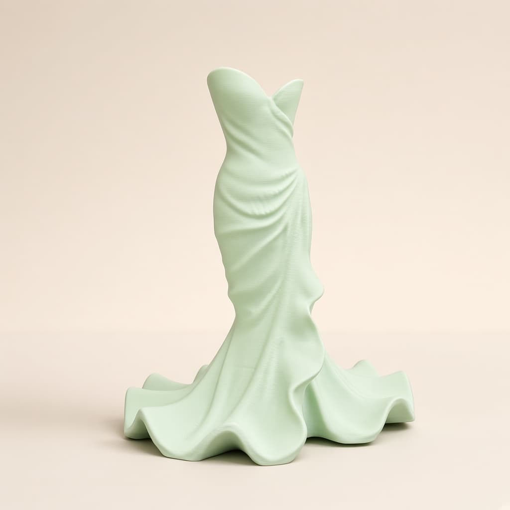 Buy Mermaid Gown Flower Vase - 3D printed home-decor online India