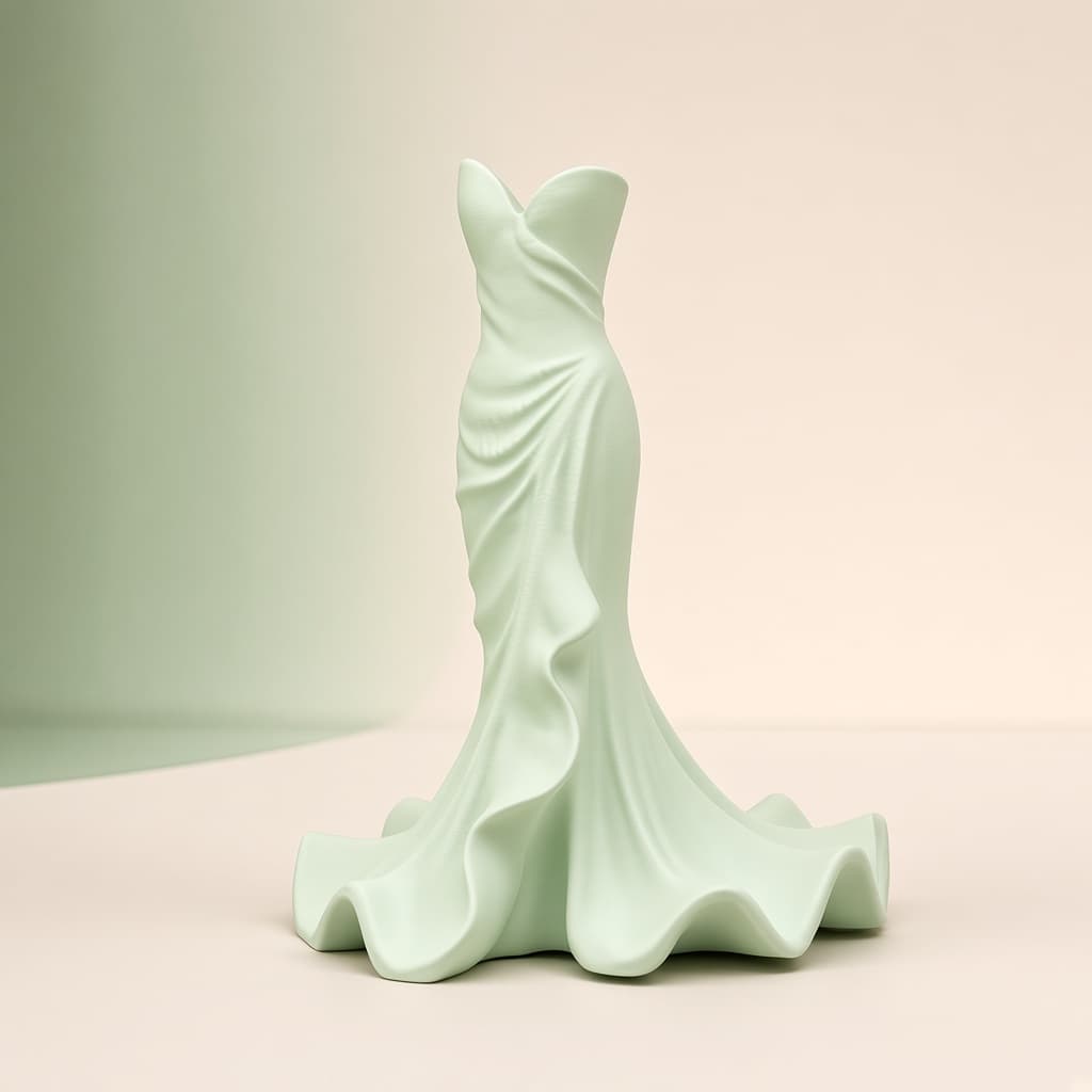 Mermaid Gown Flower Vase thumbnail 2