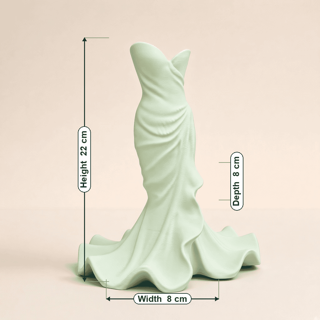 Mermaid Gown Flower Vase thumbnail 5