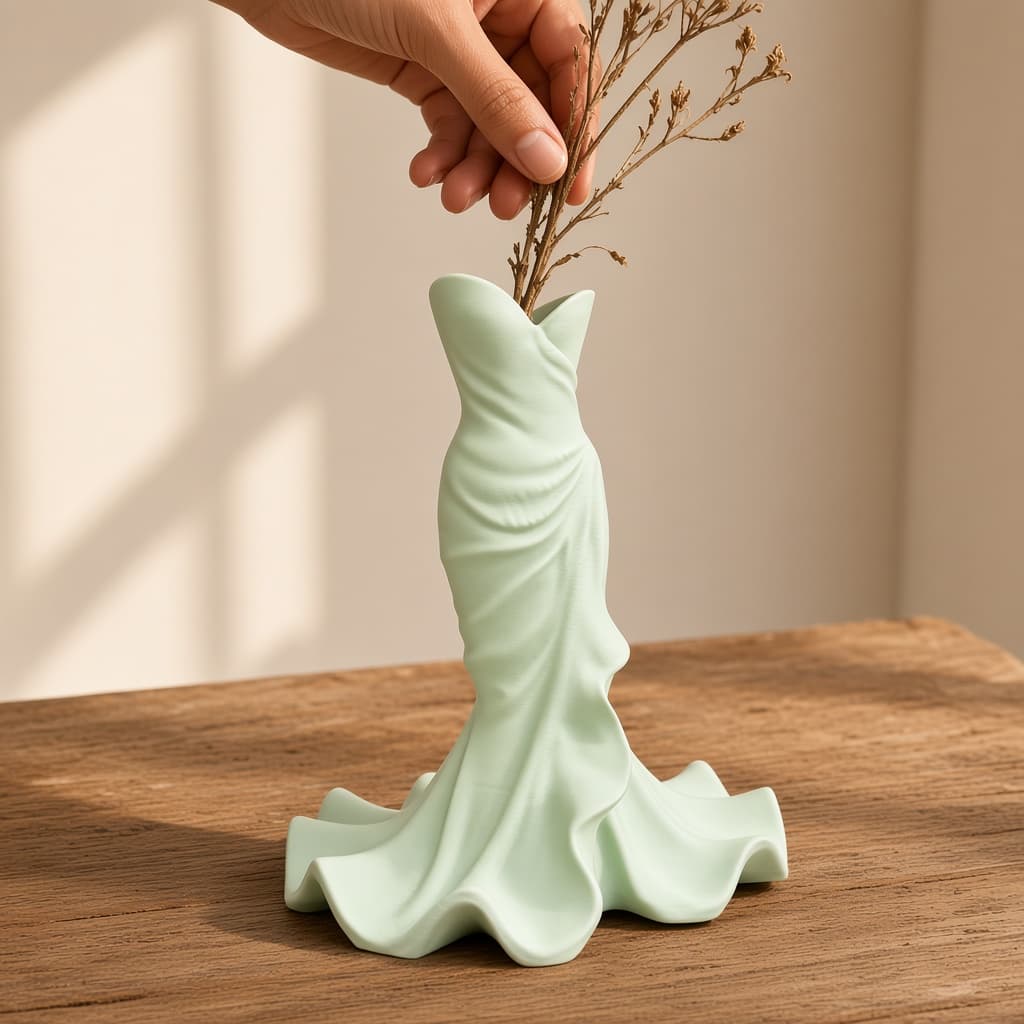 Mermaid Gown Flower Vase thumbnail 6