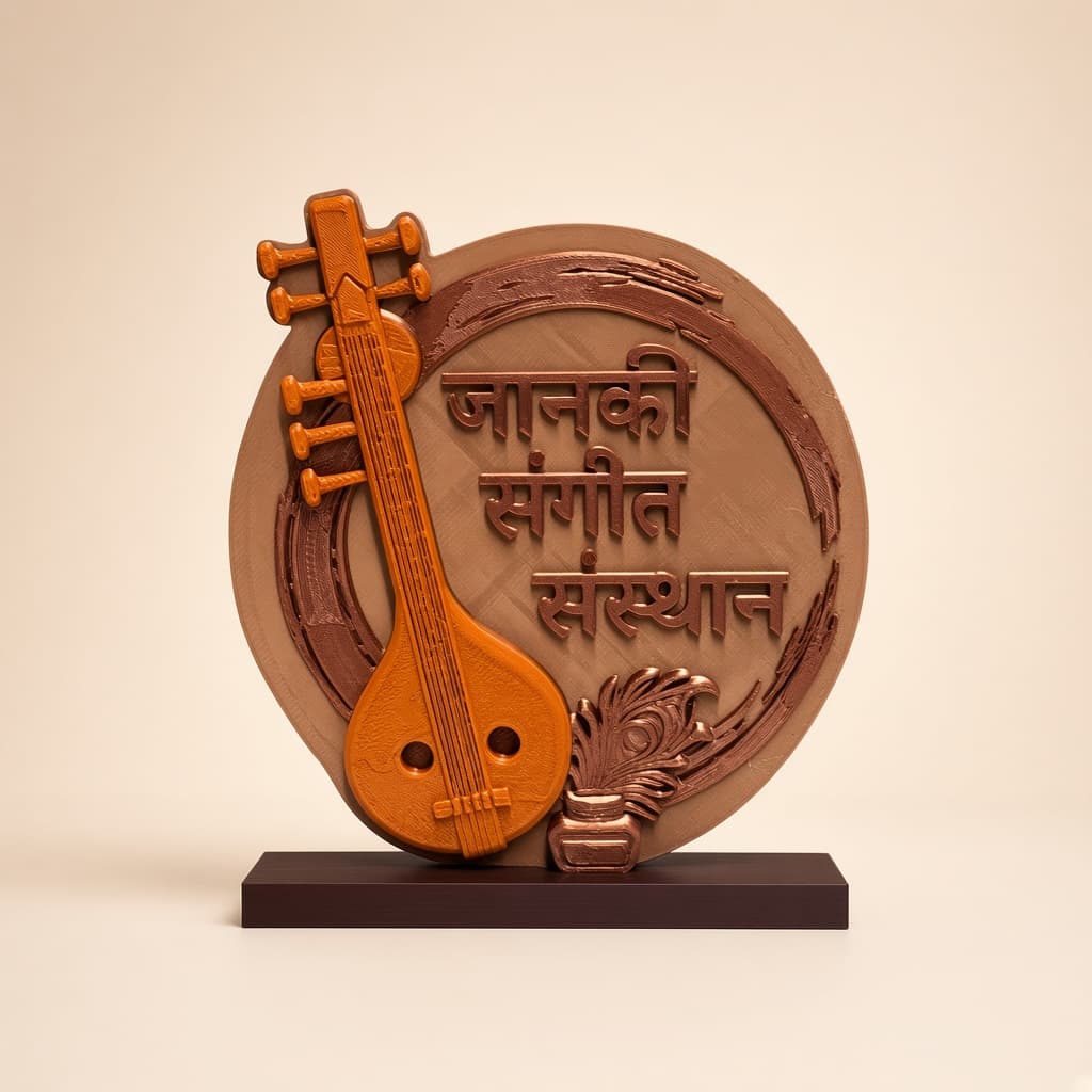 Buy Personalized Sitar Name Plaque - 3D printed home-decor online India