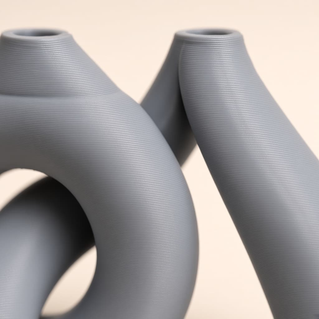 Abstract Twisted Loop Sculpture thumbnail 4