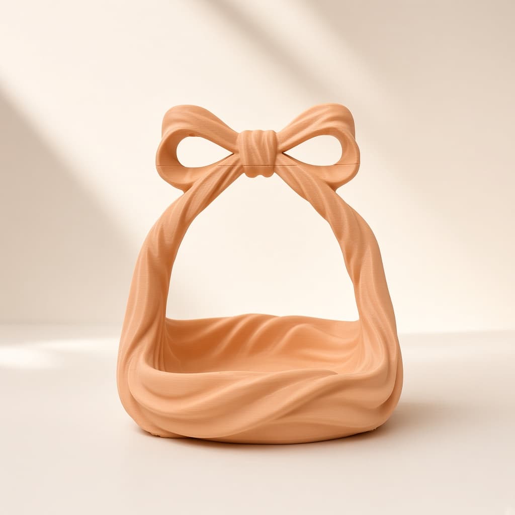 Bow Handle Jewelry Basket — view 1