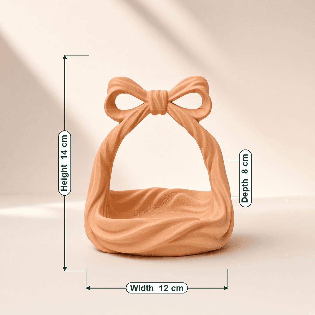 Bow Handle Jewelry Basket thumbnail 5