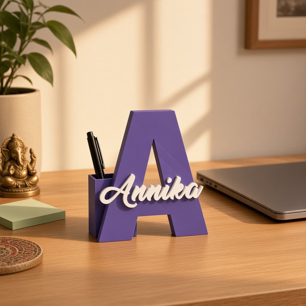 Personalized Desk Pen Holder thumbnail 3