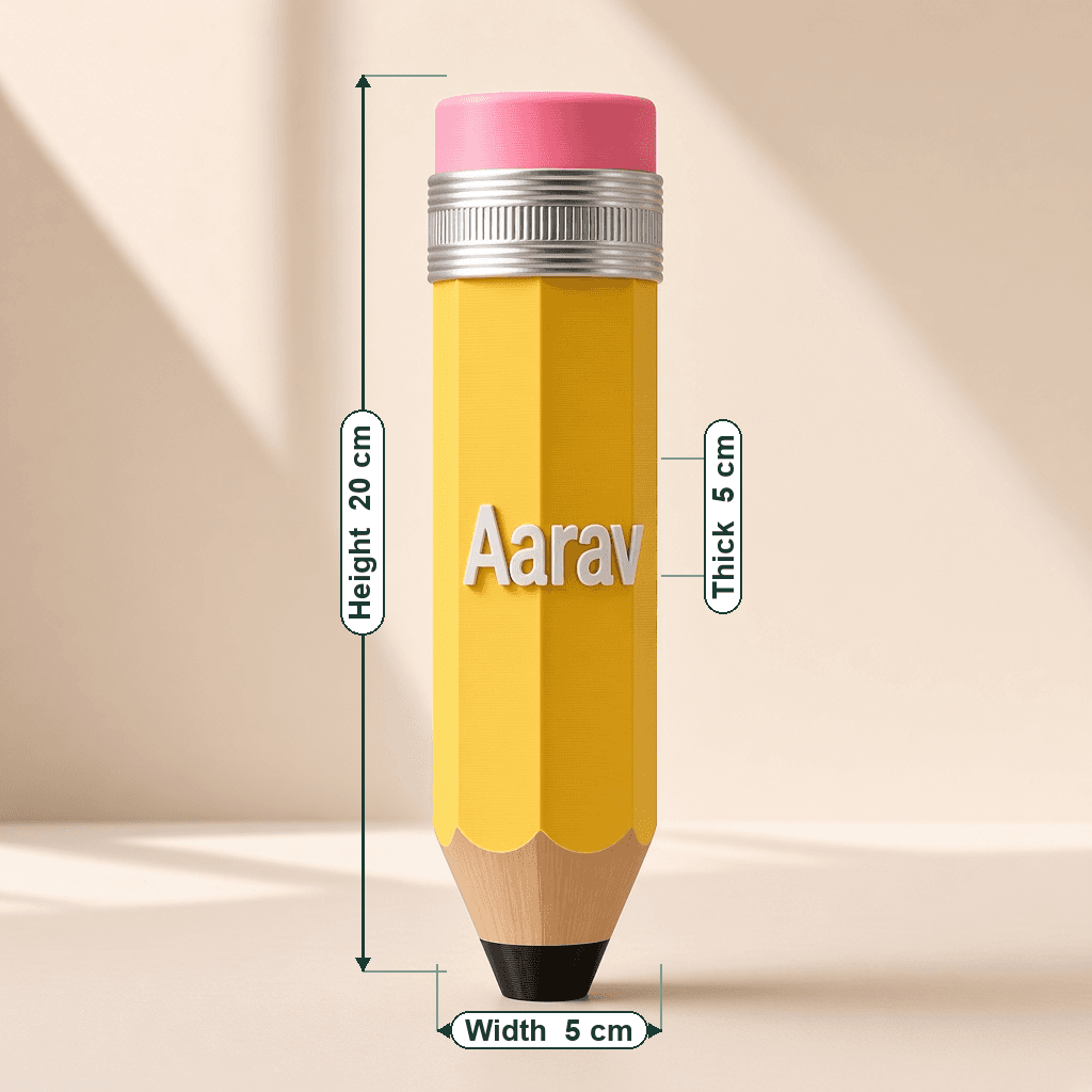 Personalized Giant Name Pencil thumbnail 5