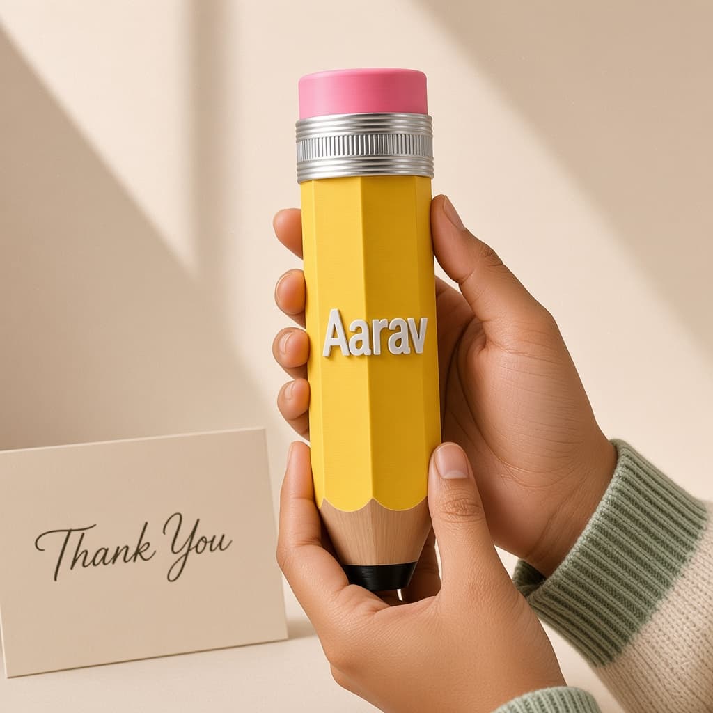 Personalized Giant Name Pencil thumbnail 8