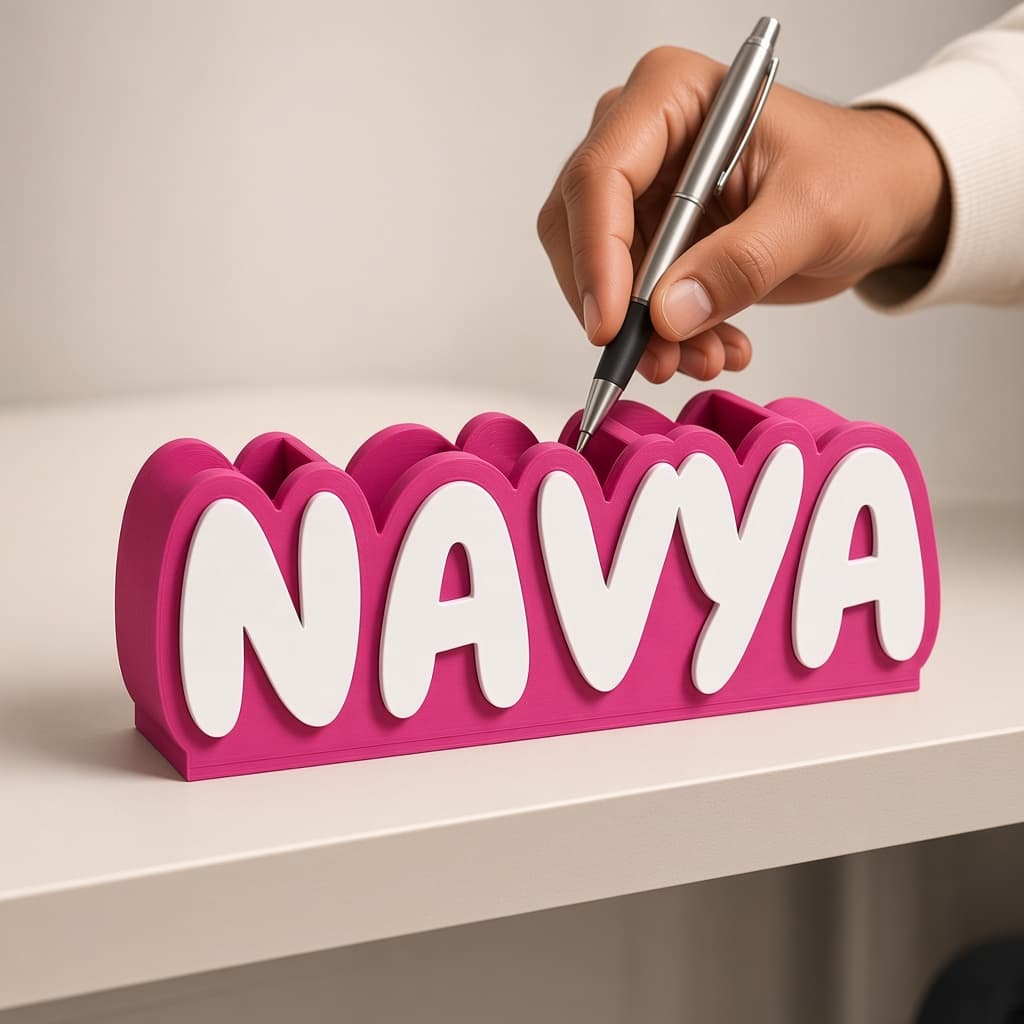 Personalized Name Pen Stand thumbnail 6