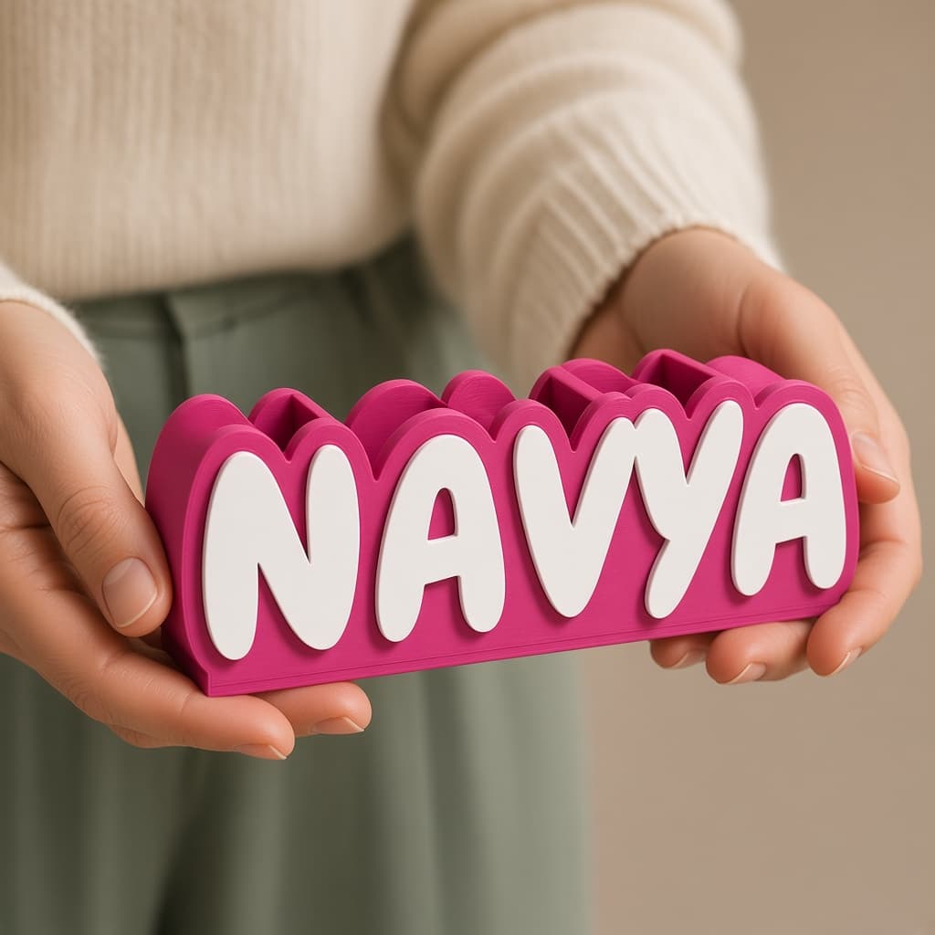 Personalized Name Pen Stand thumbnail 8