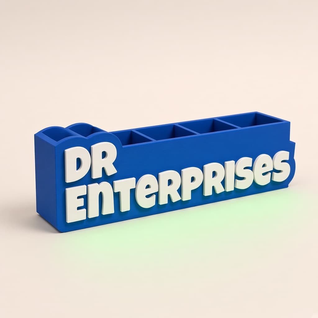 Personalized Office Name Pen Stand thumbnail 2