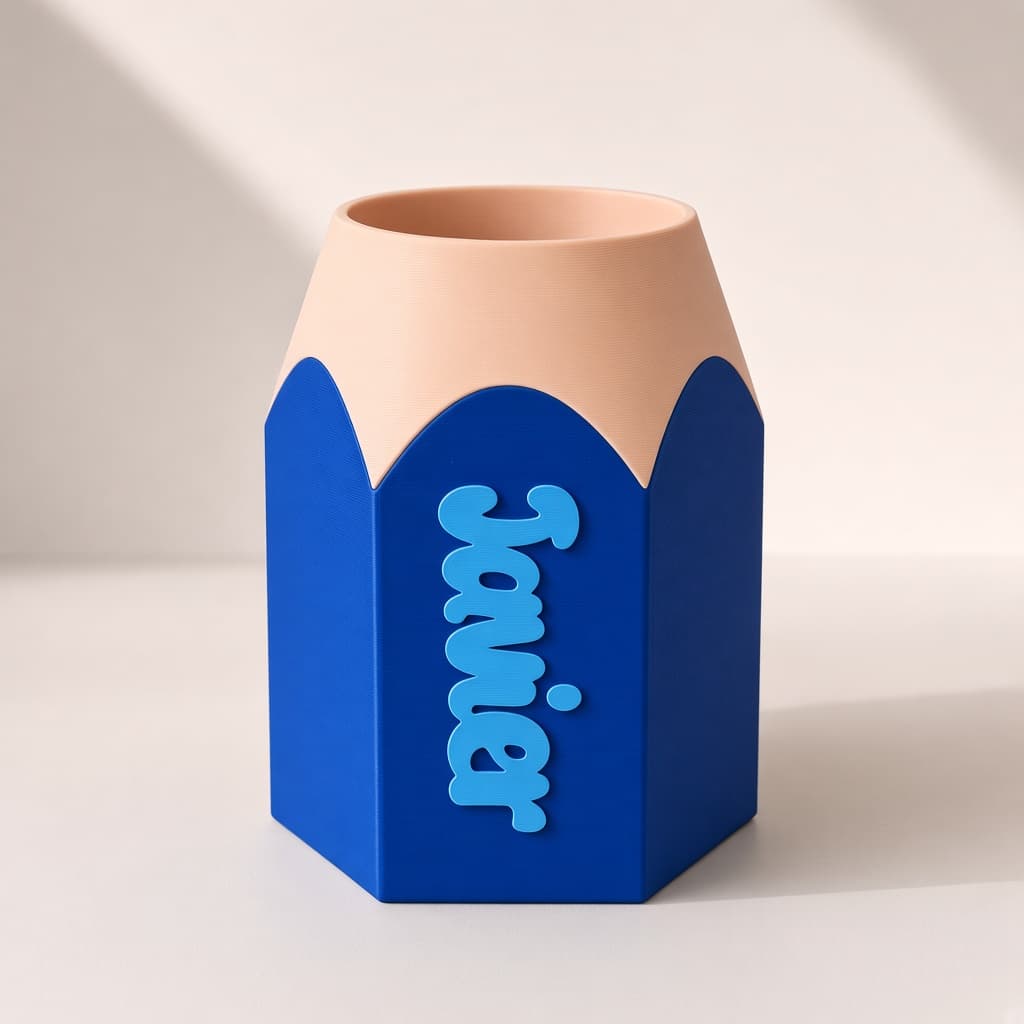 Personalized Pencil Shape Pen Stand thumbnail 2