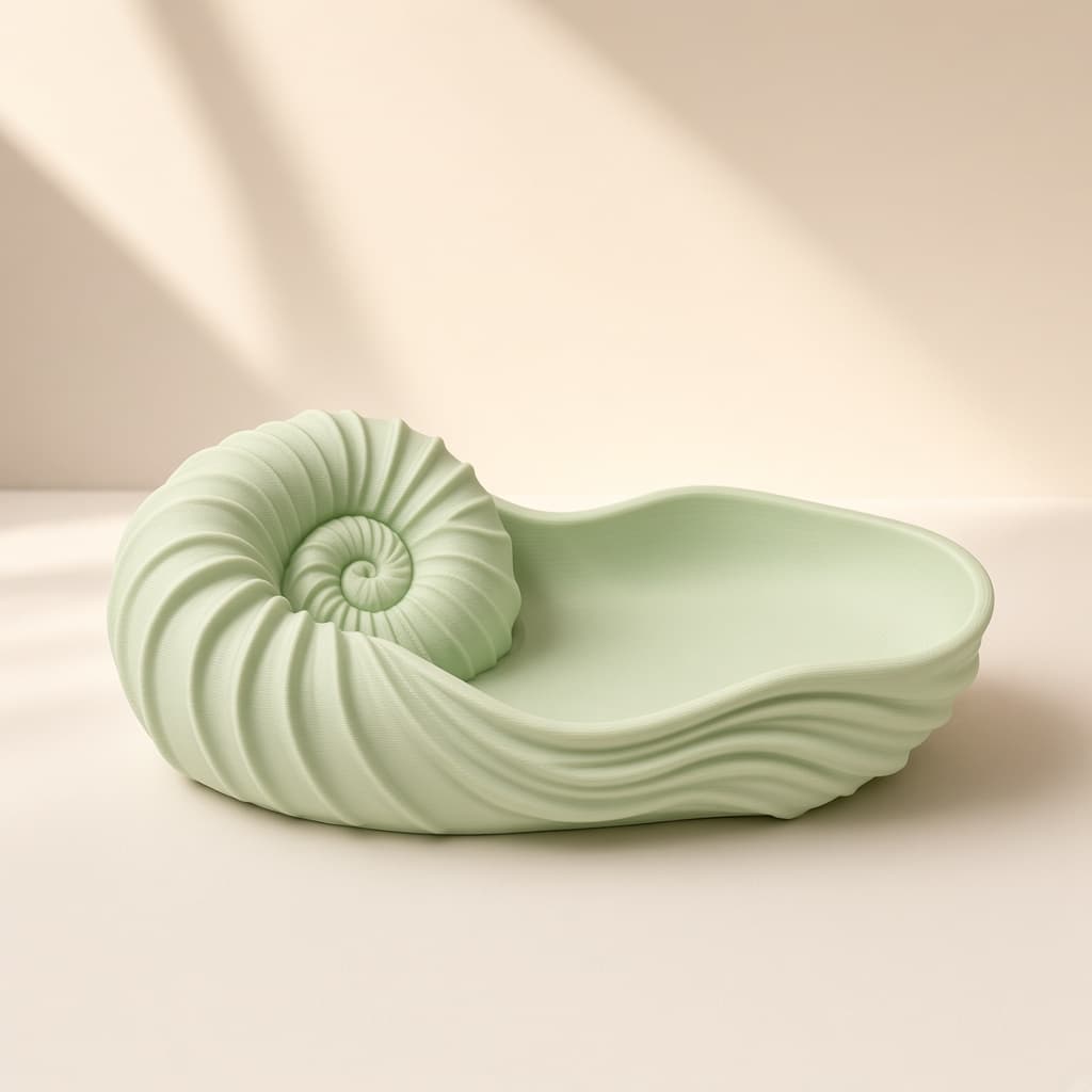 Seashell Nautilus Jewelry Dish — view 1
