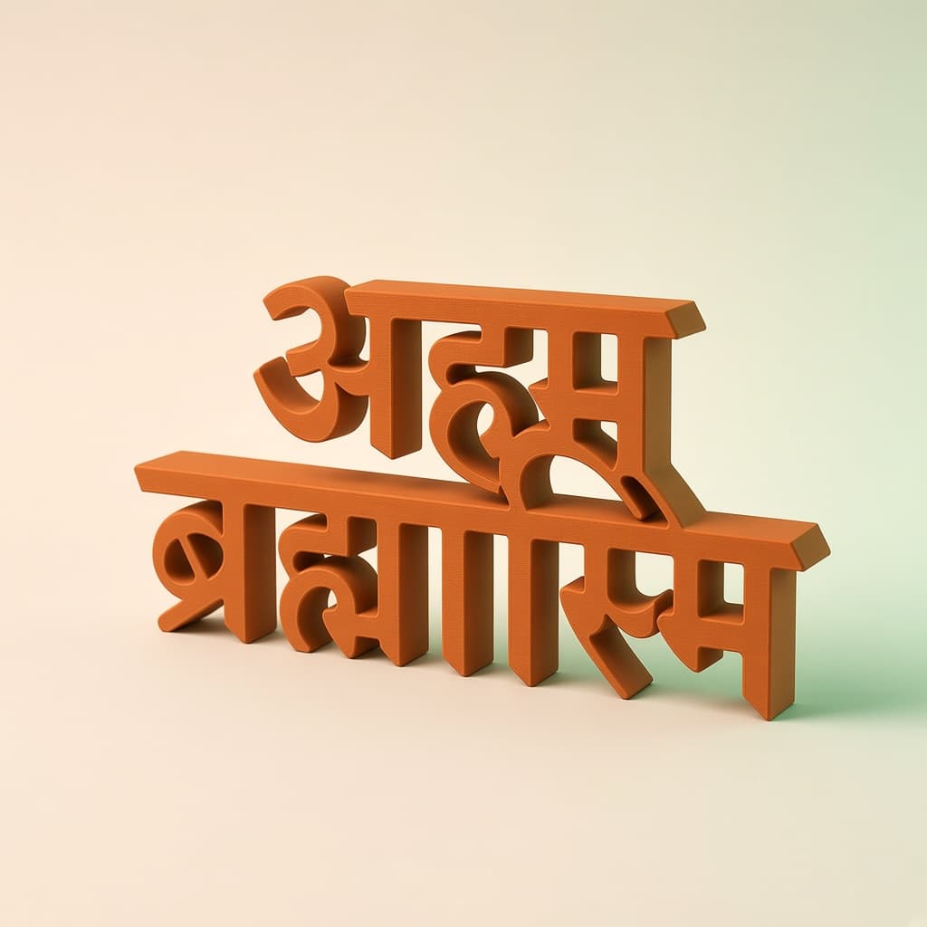 Aham Brahmasmi Wall Sign thumbnail 2