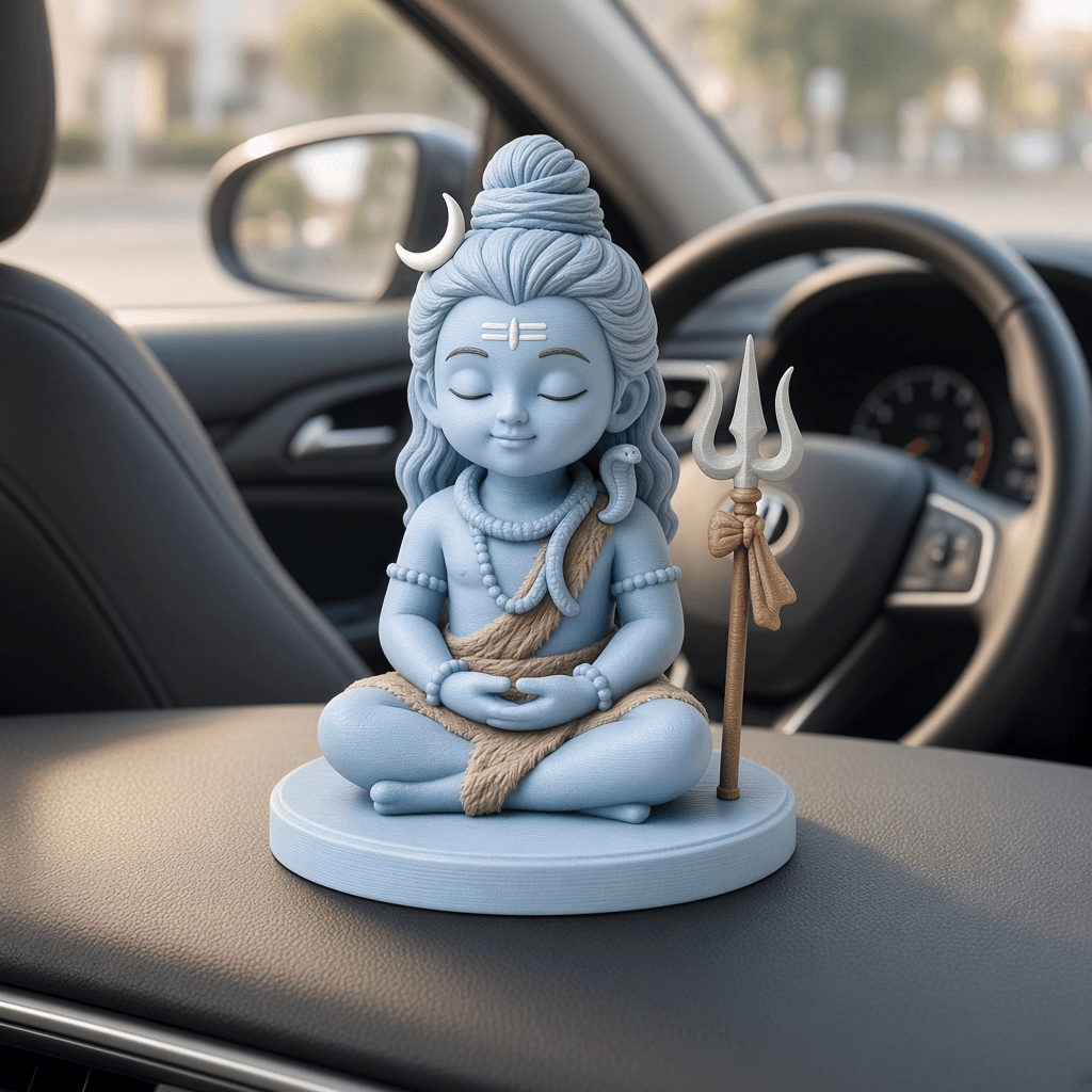 Baby Shiva Car Dashboard Idol thumbnail 3