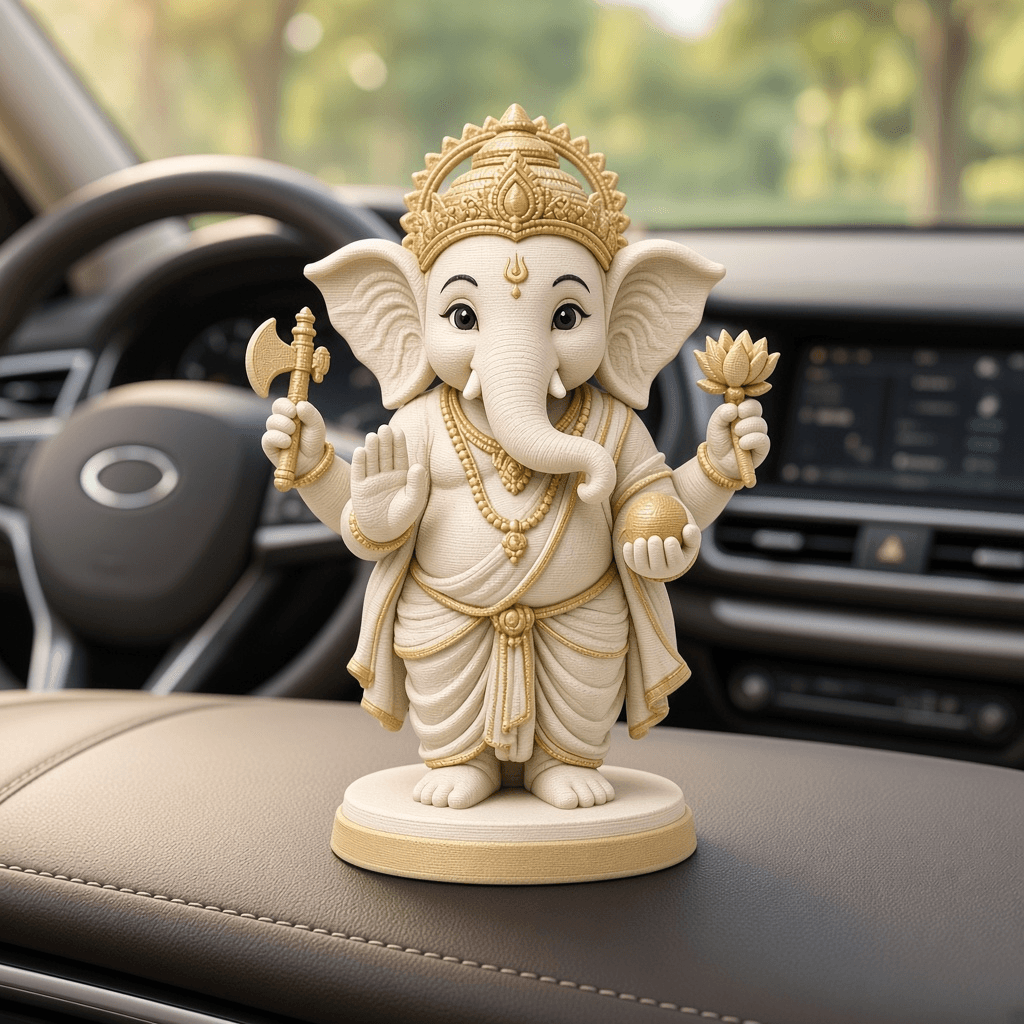 Lord Ganesha Car Dashboard Idol thumbnail 3