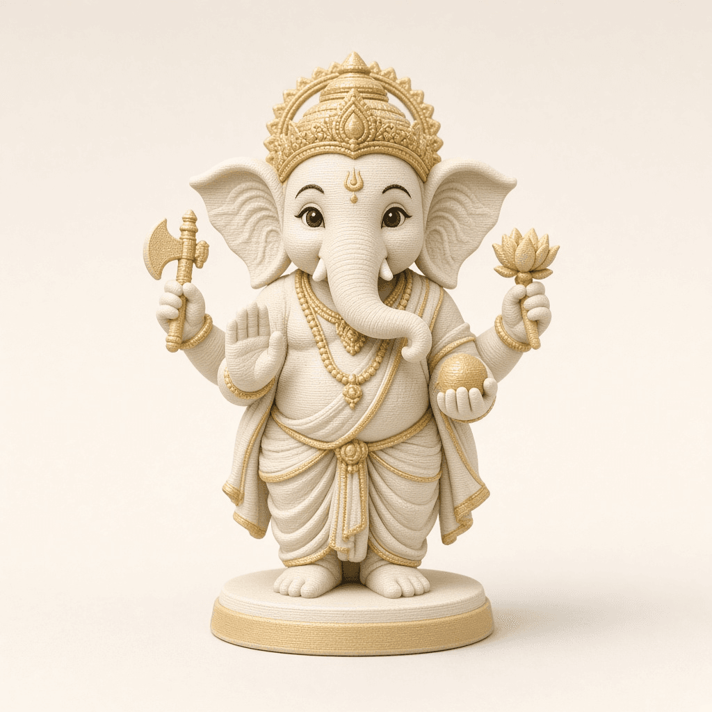 Lord Ganesha Car Dashboard Idol thumbnail 8