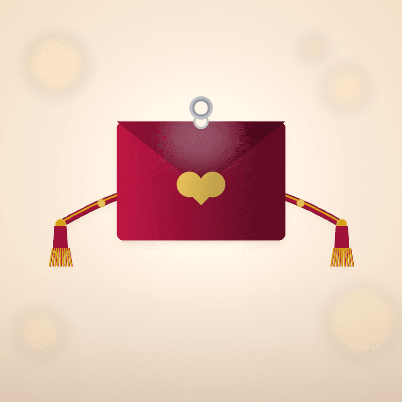 Secret Message Rakhi – Hidden Message Keepsake Rakhi — view 1