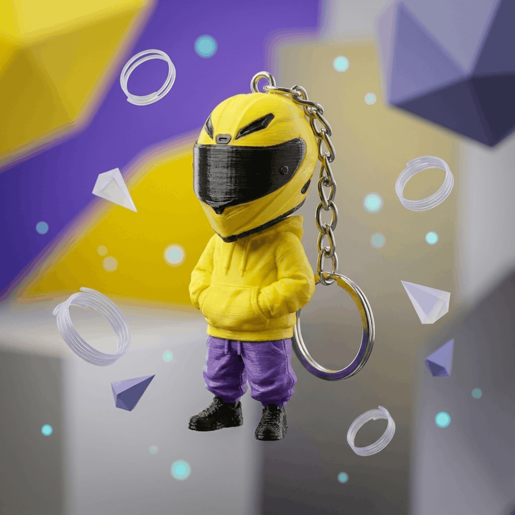 Gamer Character Keychain