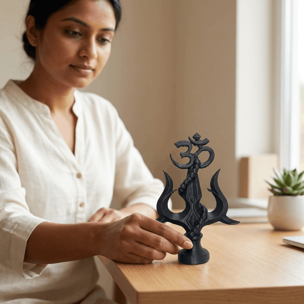 Shiva Trishul & Om Stand