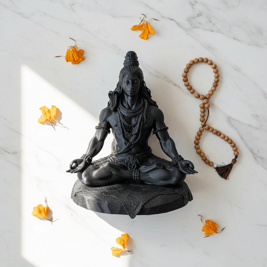 Meditating Mahadev Idol